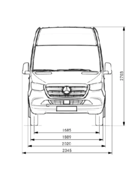 Mercedes-Benz Sprinter 519 CDI Furgon PRO extra long